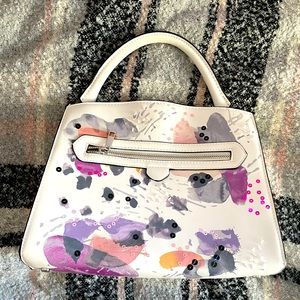 White purse with detailing ** A New Day